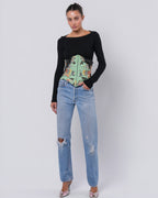 SS 2003 Chinoiserie Print Corset
