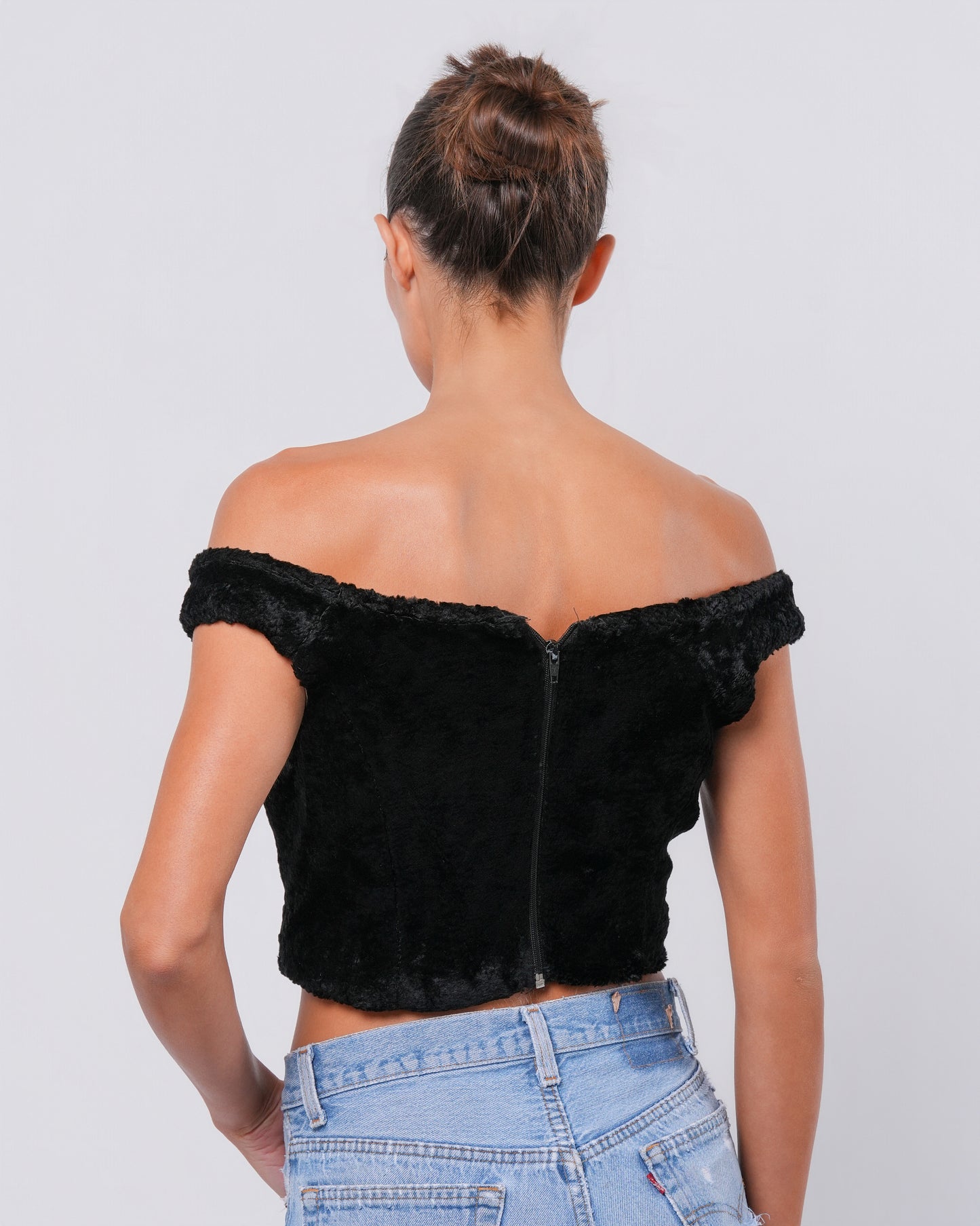 FW 1994 Faux Fur Corset