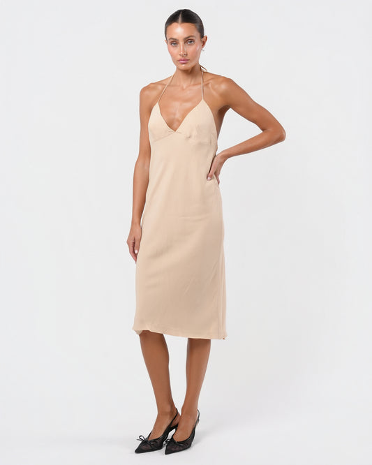 Tom Ford SS 1997 Beige Slip Dress