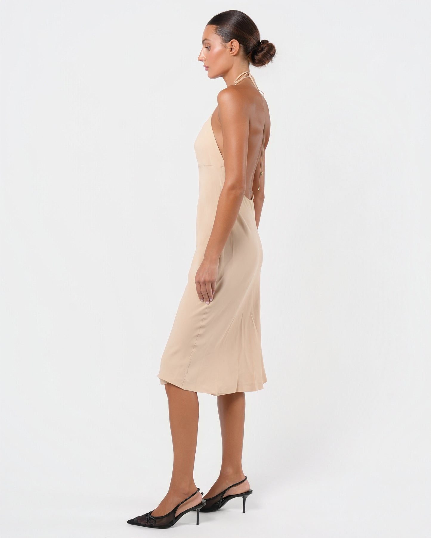 Tom Ford SS 1997 Beige Slip Dress