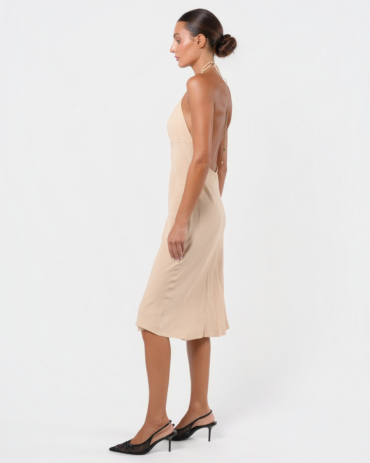 Tom Ford SS 1997 Beige Slip Dress