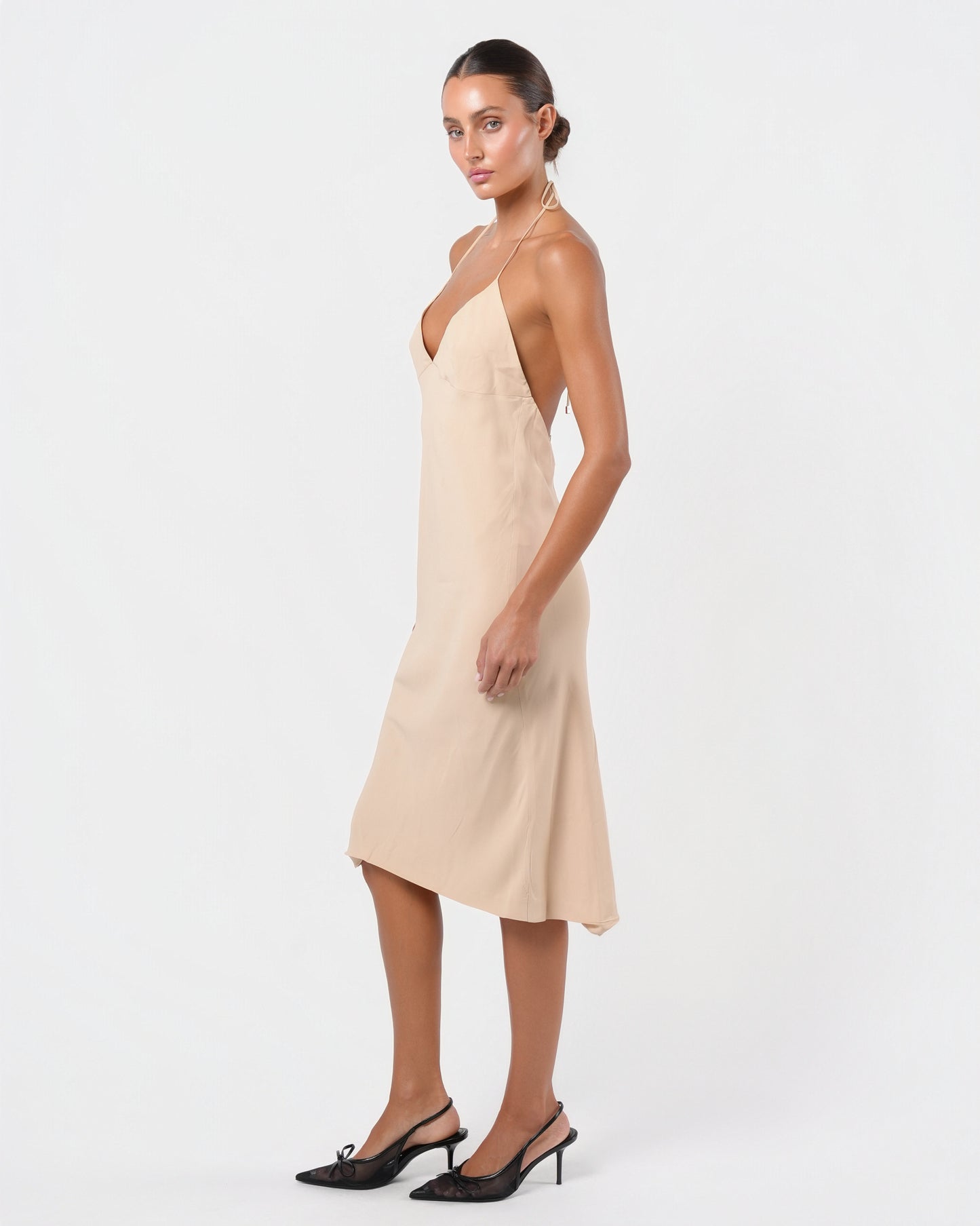 Tom Ford SS 1997 Beige Slip Dress