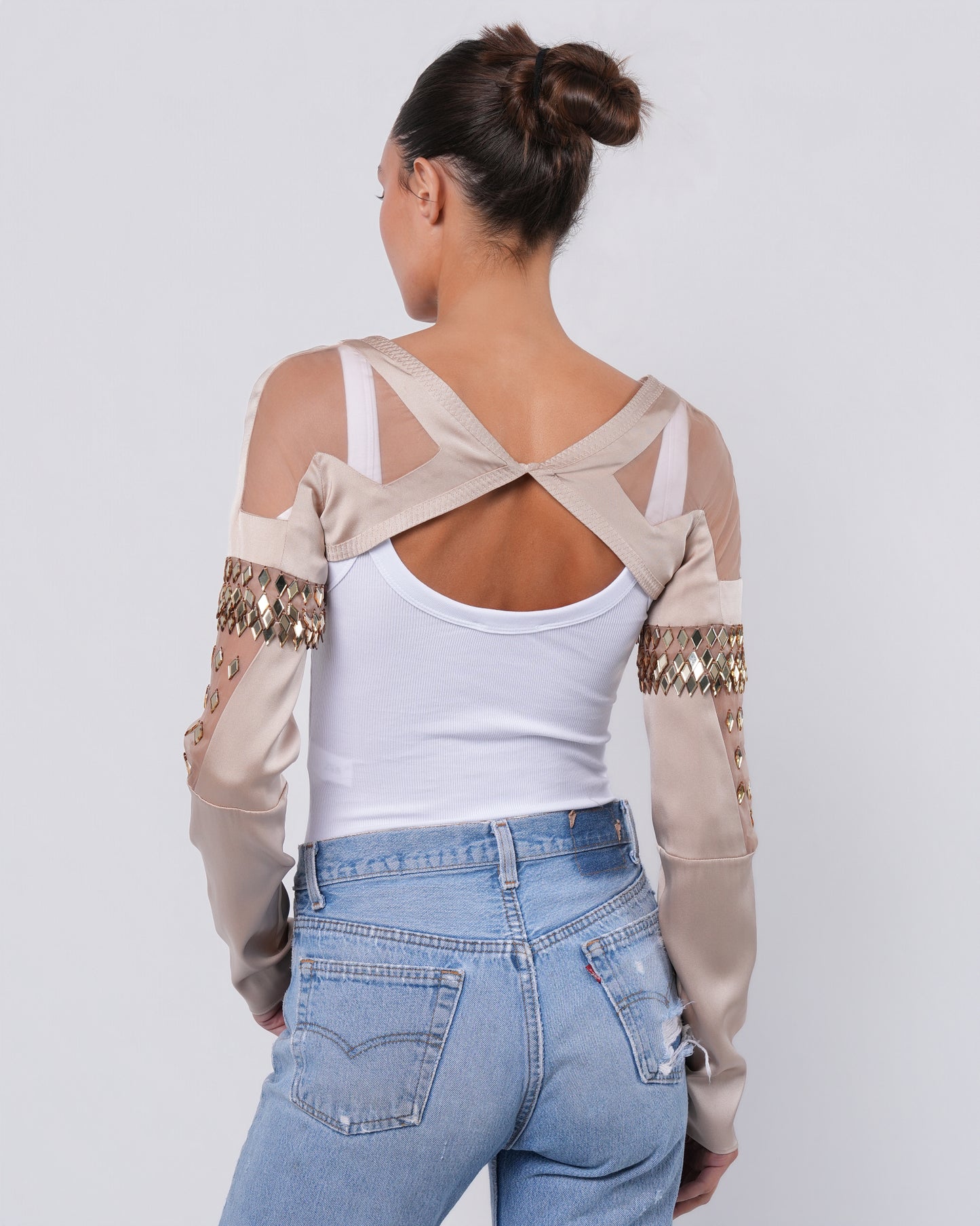 SS 2005 Swarovski Crystal Embellished Bolero