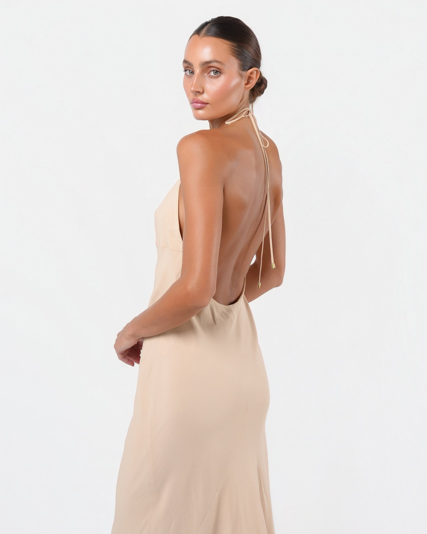 Tom Ford SS 1997 Beige Slip Dress