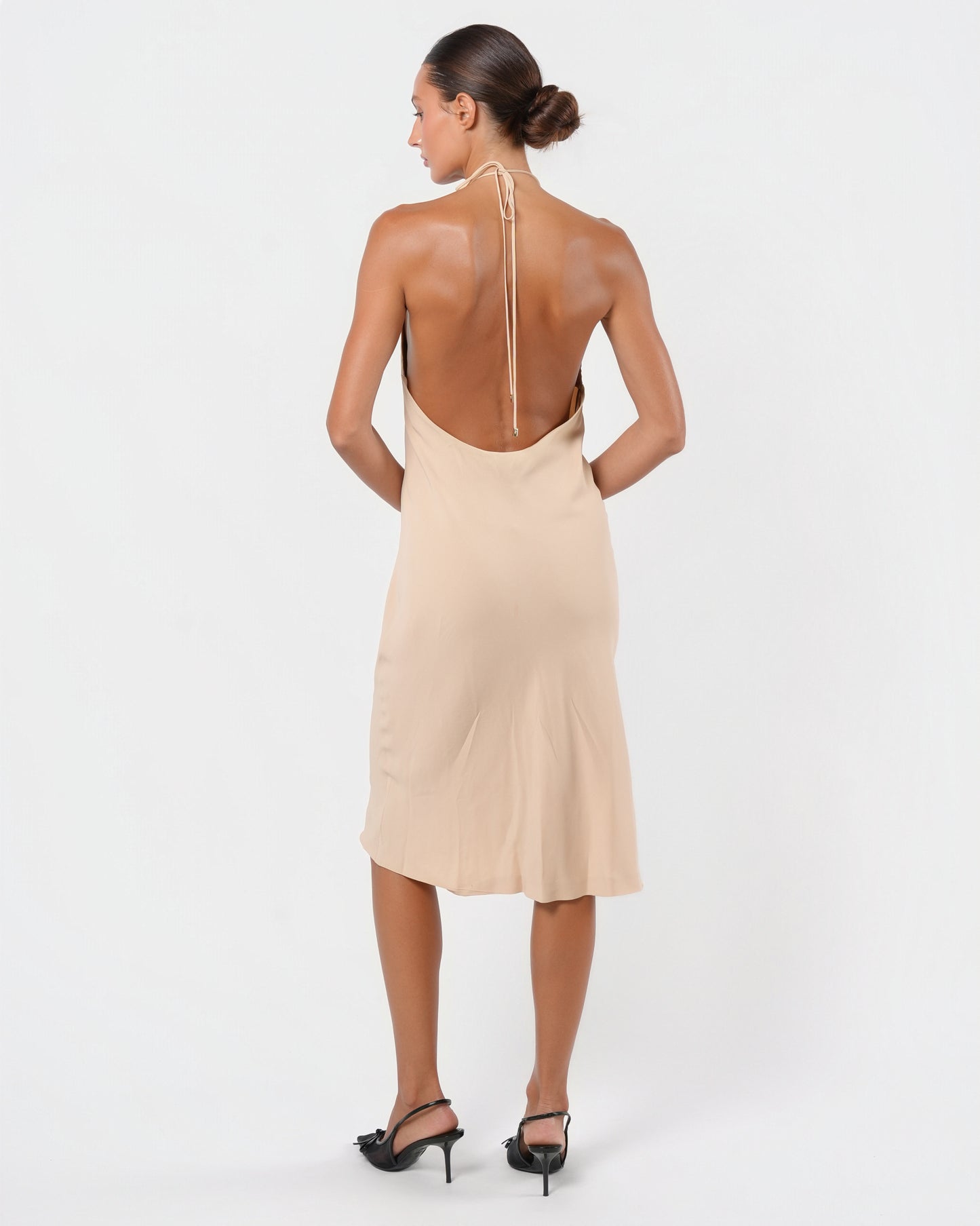 Tom Ford SS 1997 Beige Slip Dress