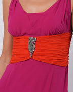 C. 2007 Embellished Silk Gown