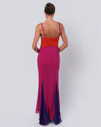 C. 2007 Embellished Silk Gown