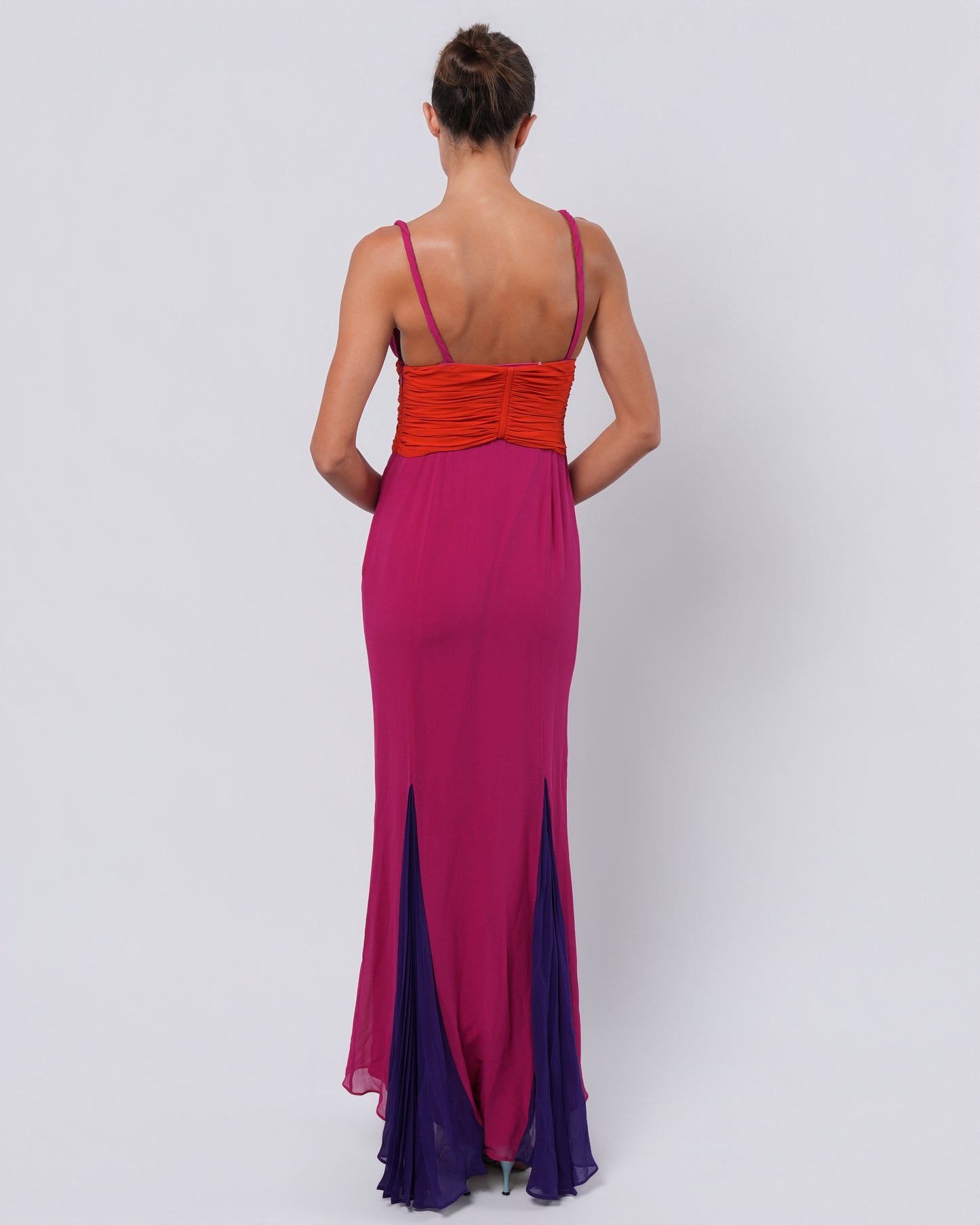 C. 2007 Embellished Silk Gown