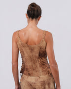 Leather Lace Up Set
