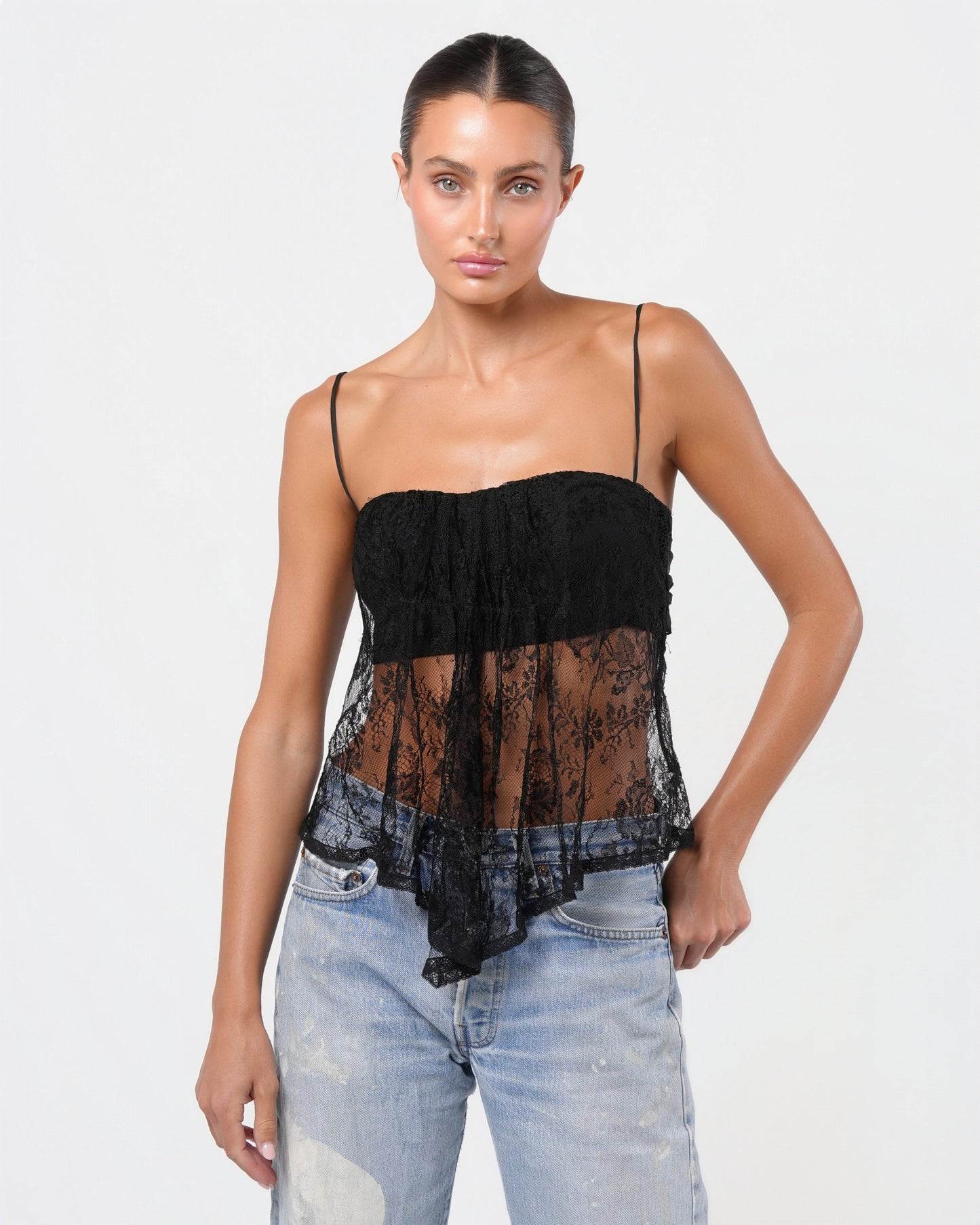Roma Lace Top