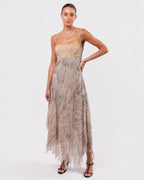 SS 1999 Runway Snakeskin and Silk Gown