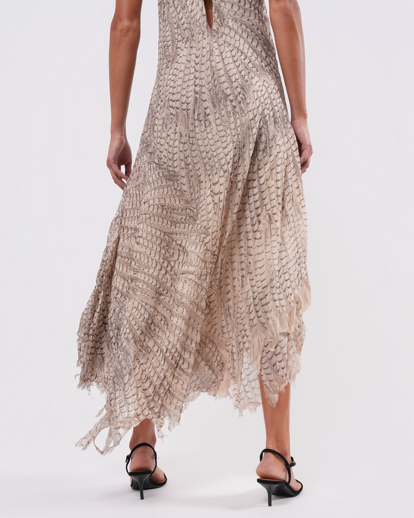 SS 1999 Runway Snakeskin and Silk Gown