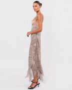 SS 1999 Runway Snakeskin and Silk Gown
