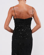 Beaded Tulle Gown