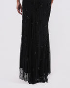 Beaded Tulle Gown
