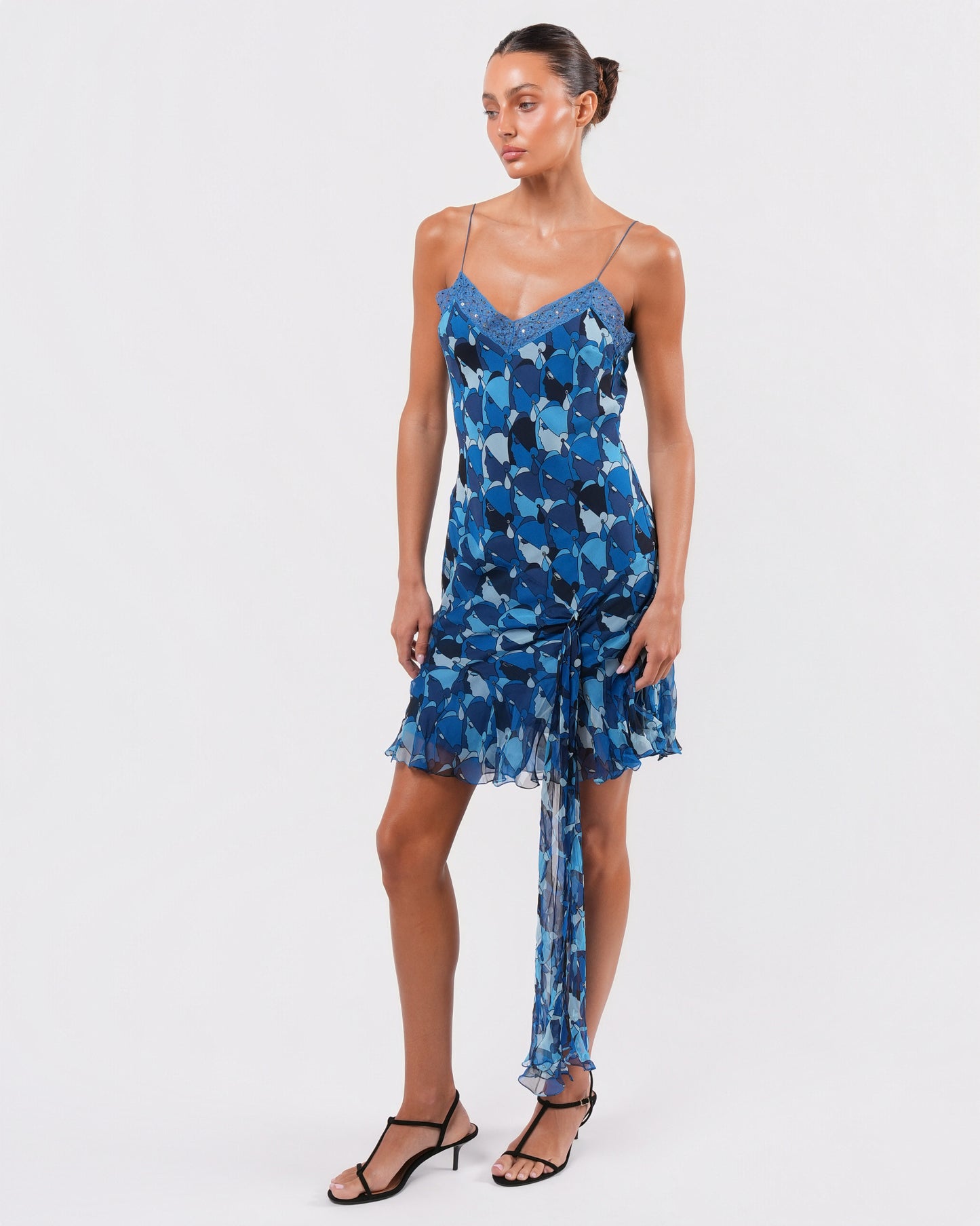 SS 2004 "Faces" Print Dress