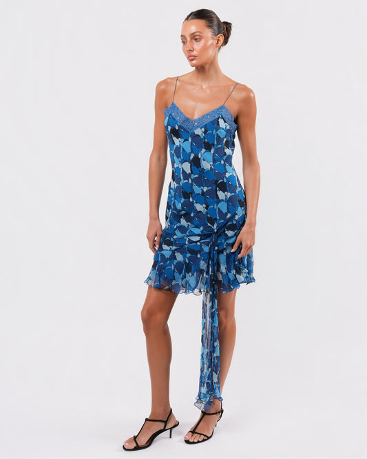 SS 2004 "Faces" Print Dress