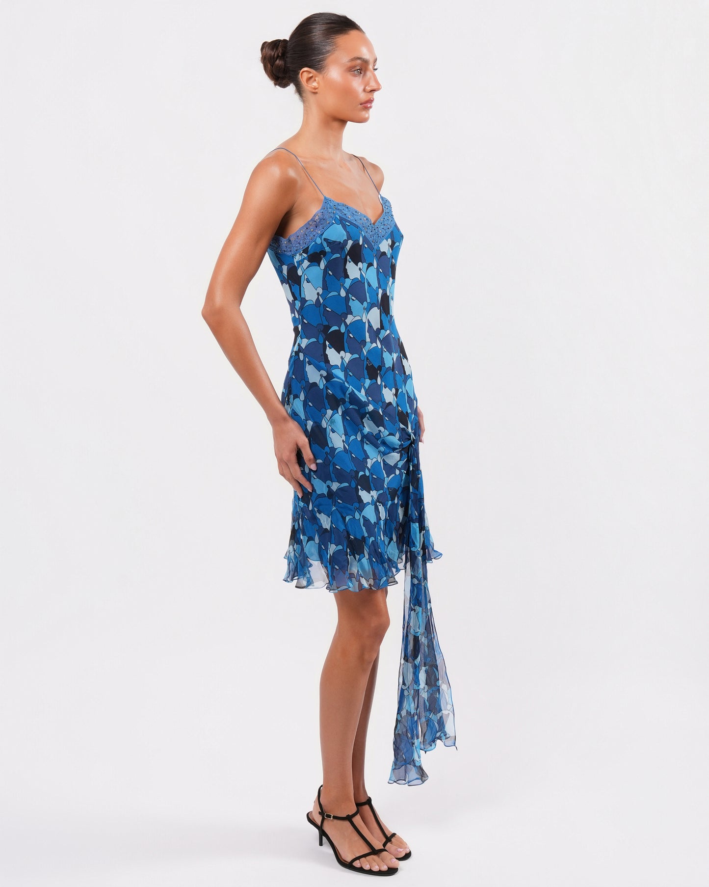 SS 2004 "Faces" Print Dress