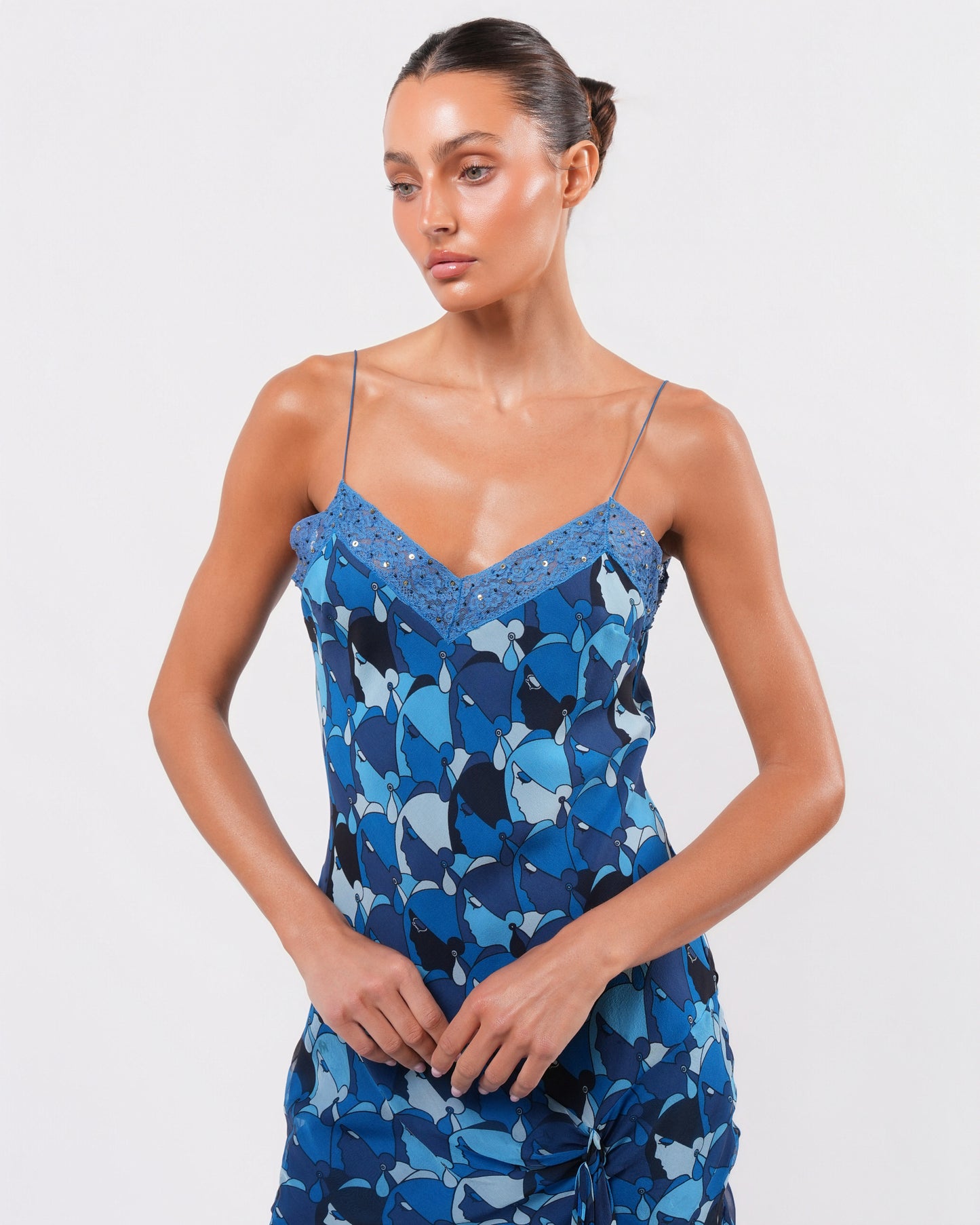 SS 2004 "Faces" Print Dress