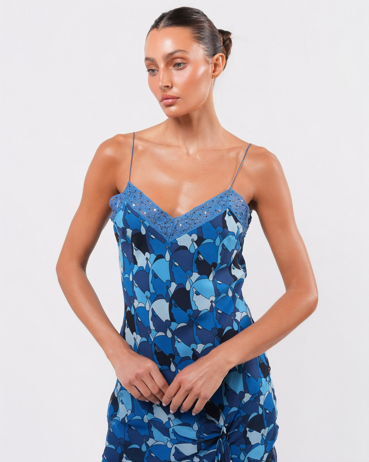 SS 2004 "Faces" Print Dress