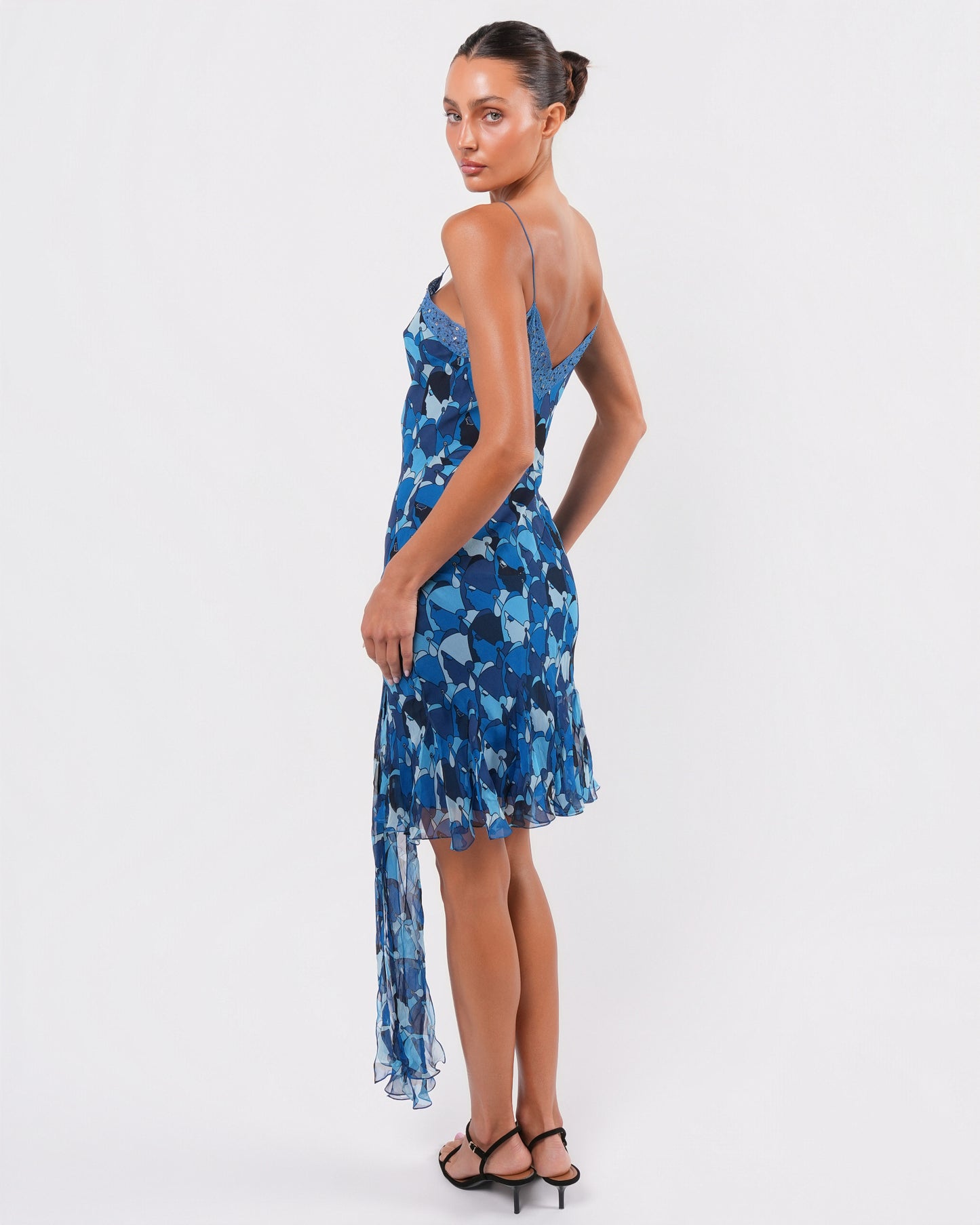 SS 2004 "Faces" Print Dress