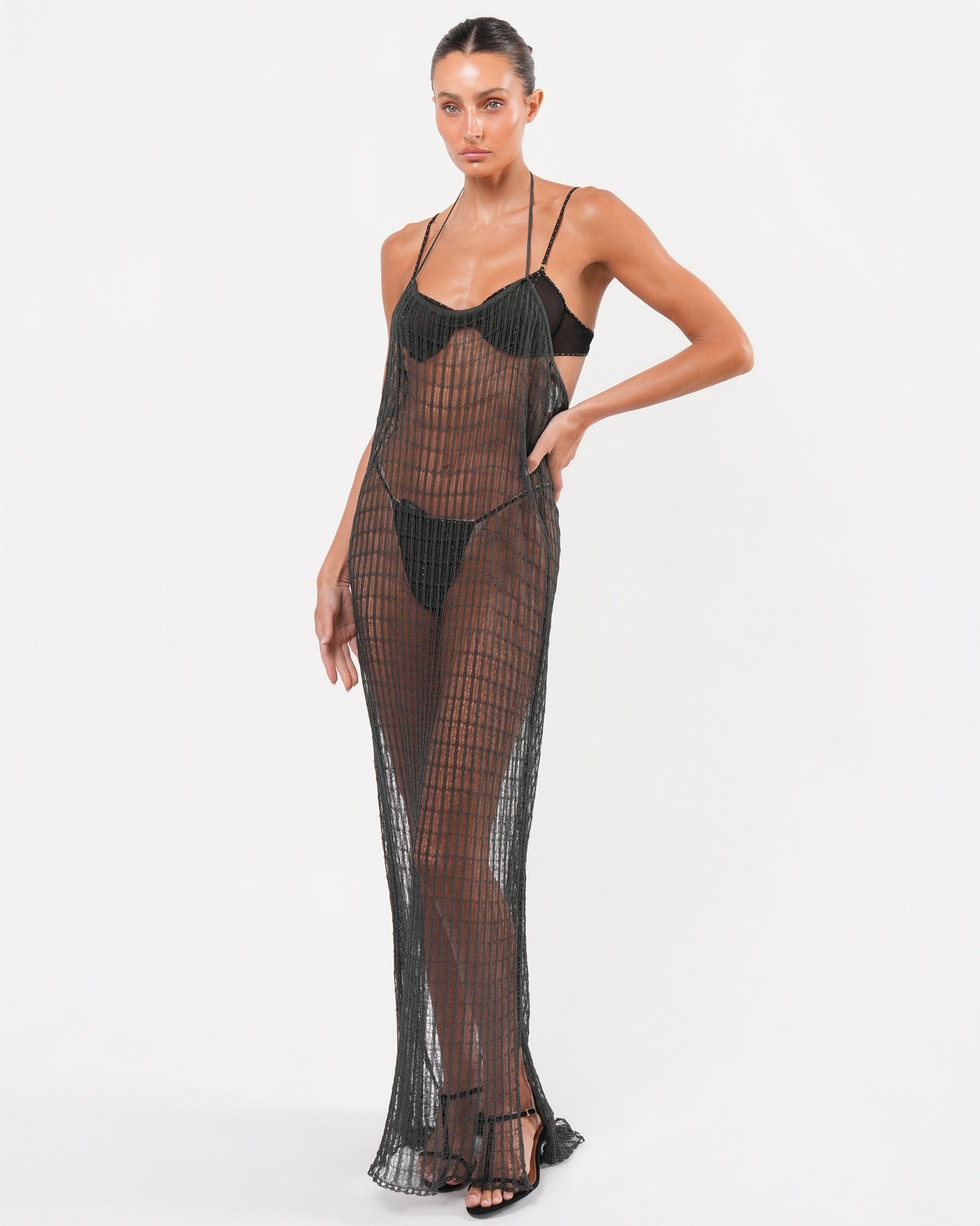 SS 1998 Net Halter Dress