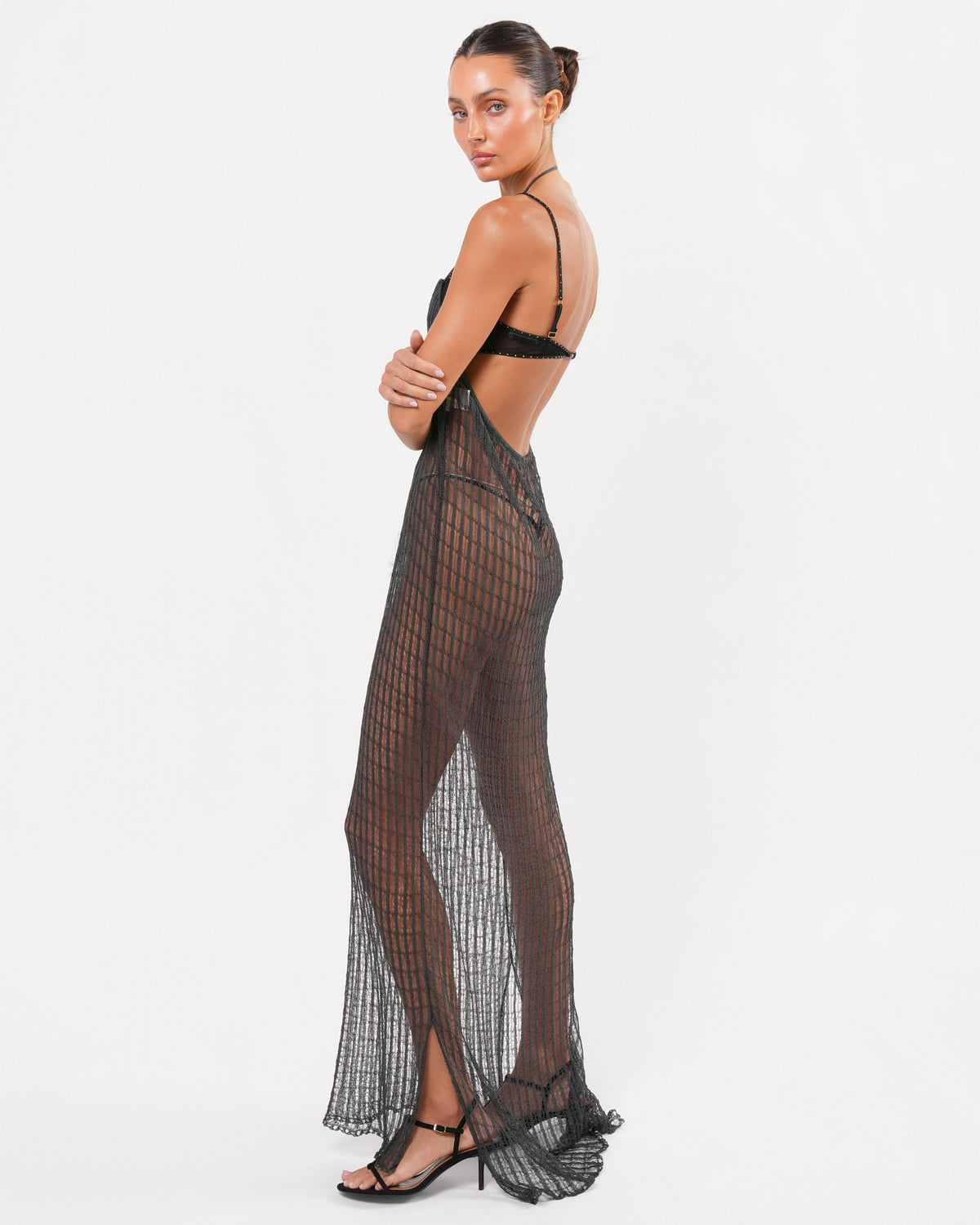 SS 1998 Net Halter Dress