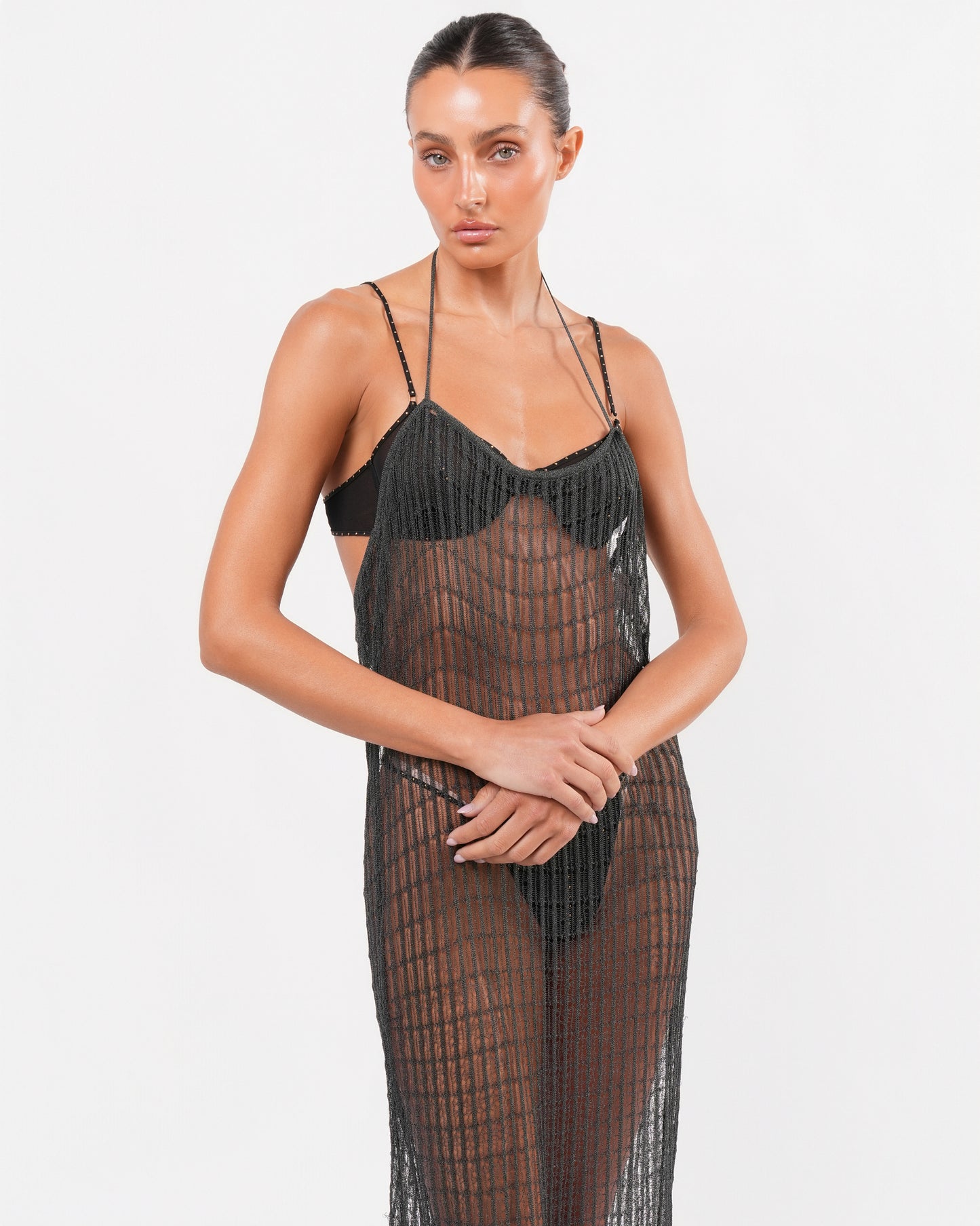 SS 1998 Net Halter Dress