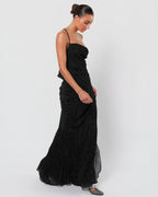 Early 2000s Velvet Devore Gown