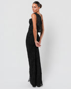 Early 2000s Velvet Devore Gown