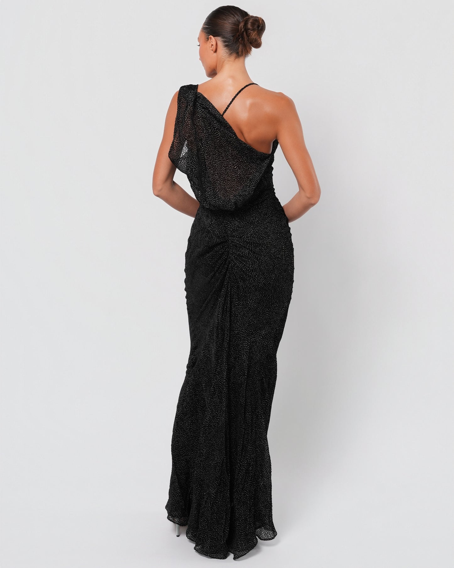 Early 2000s Velvet Devore Gown