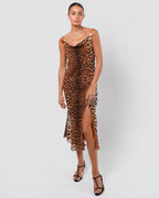 FW 2004 "Gambler" Leopard Print Dress