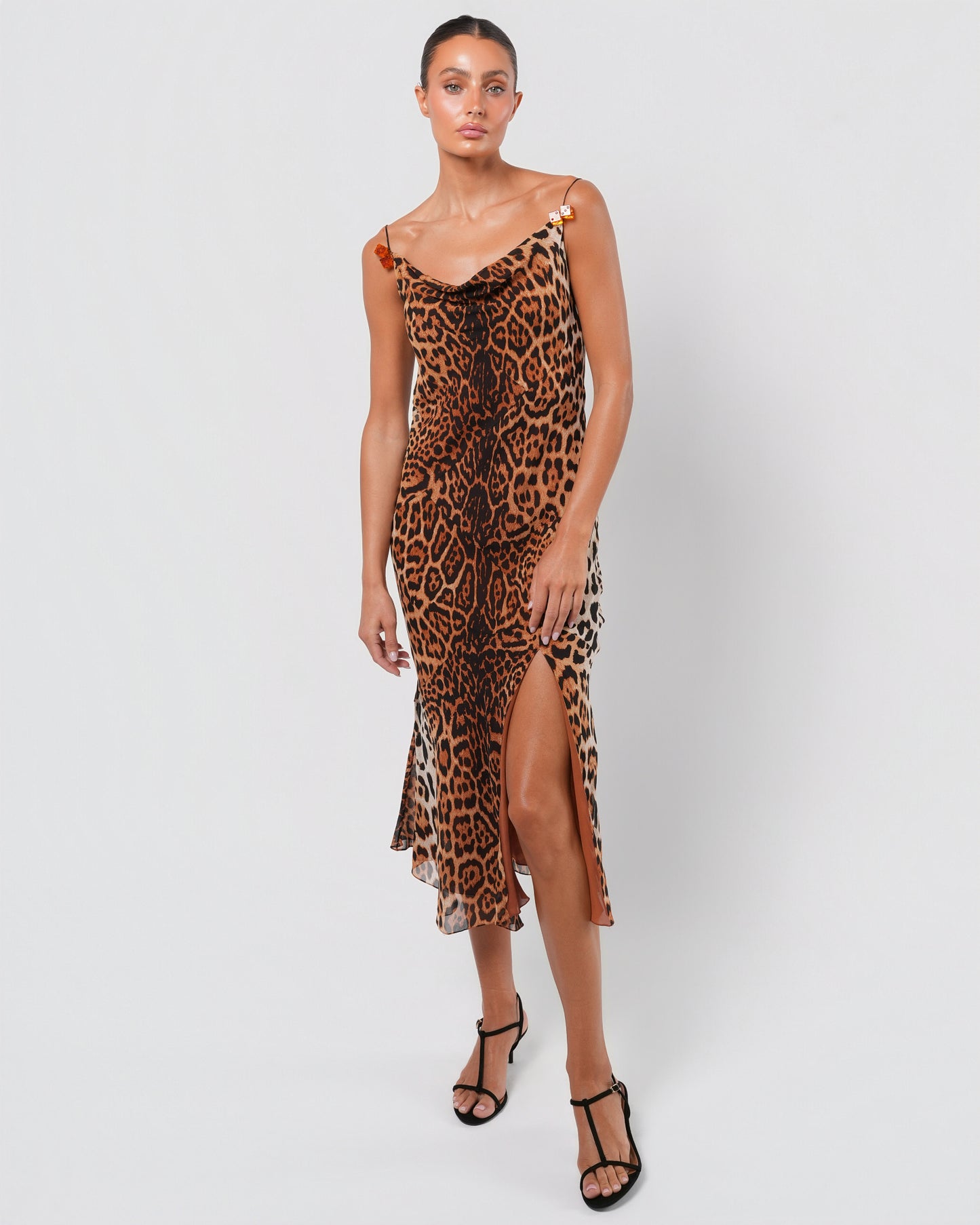 FW 2004 "Gambler" Leopard Print Dress