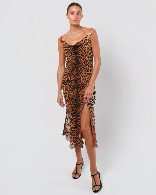 FW 2004 "Gambler" Leopard Print Dress