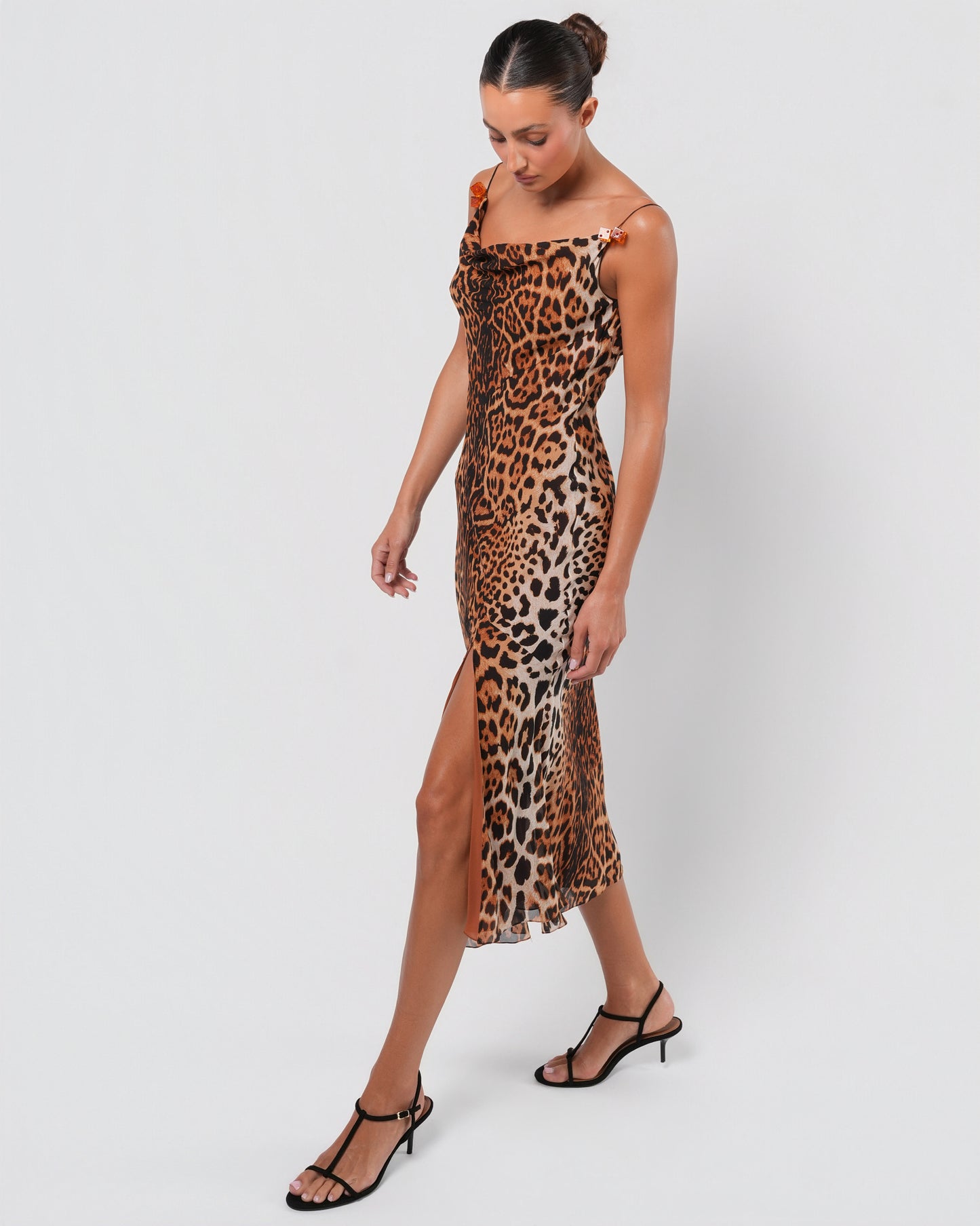 FW 2004 "Gambler" Leopard Print Dress