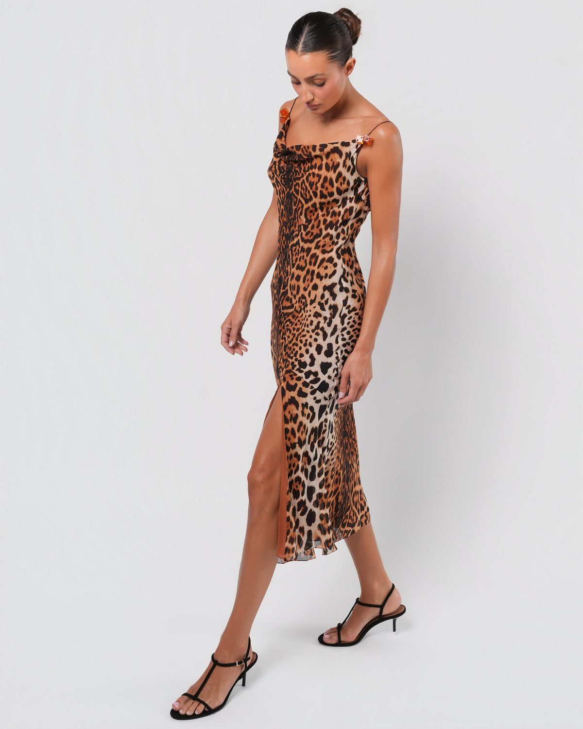 FW 2004 "Gambler" Leopard Print Dress