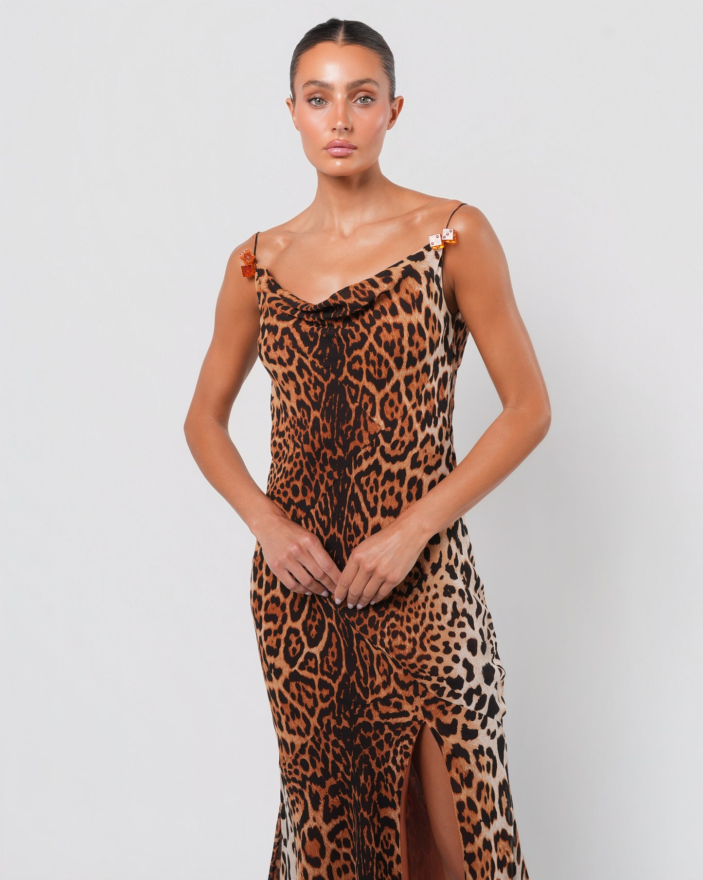 FW 2004 "Gambler" Leopard Print Dress