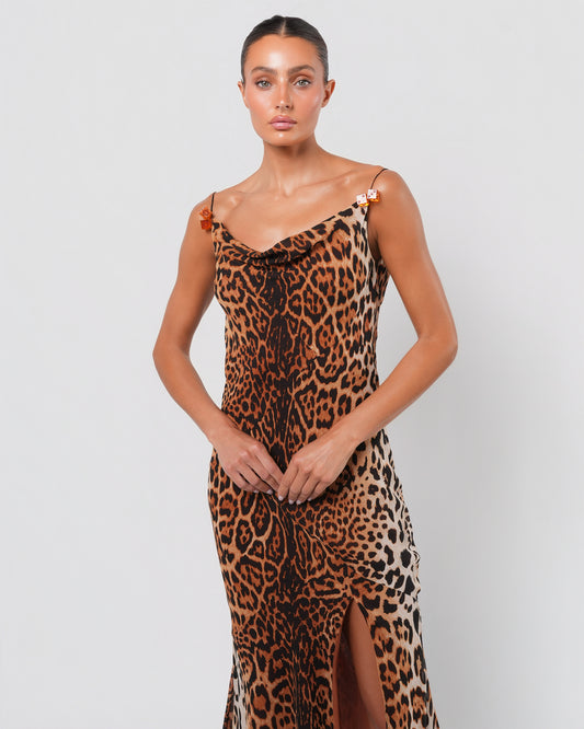 FW 2004 "Gambler" Leopard Print Dress