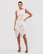 C. 2006 Ruffled Dress with Sequin Detail