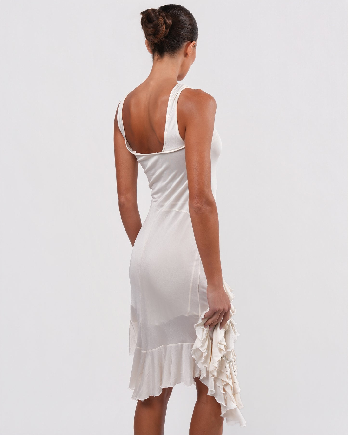C. 2006 Ruffled Dress with Sequin Detail