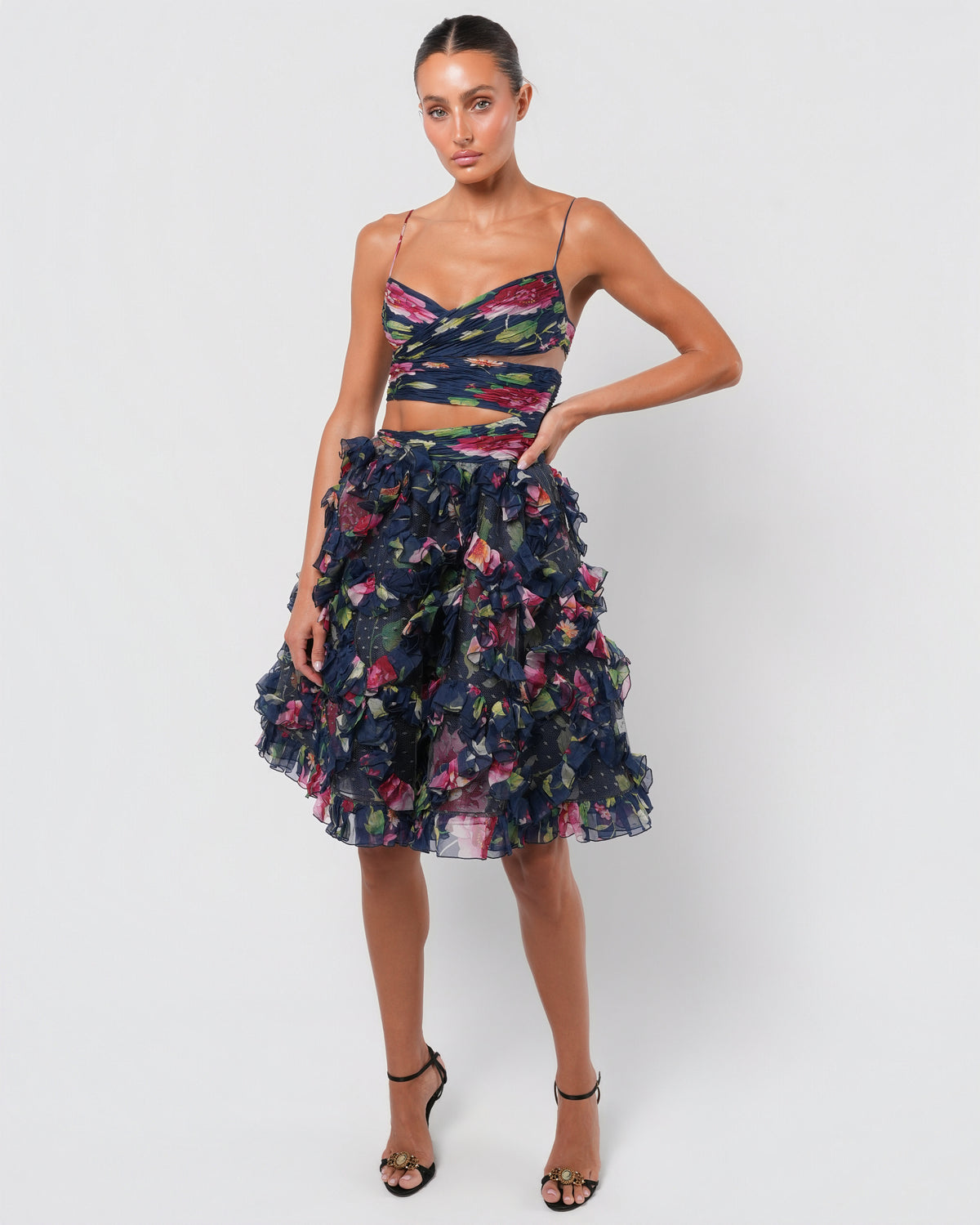SS 2006 Ruffled Floral Dress