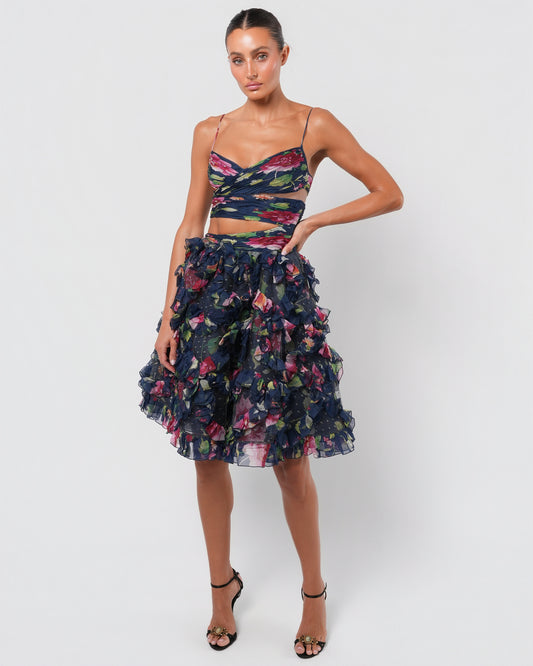 SS 2006 Ruffled Floral Dress