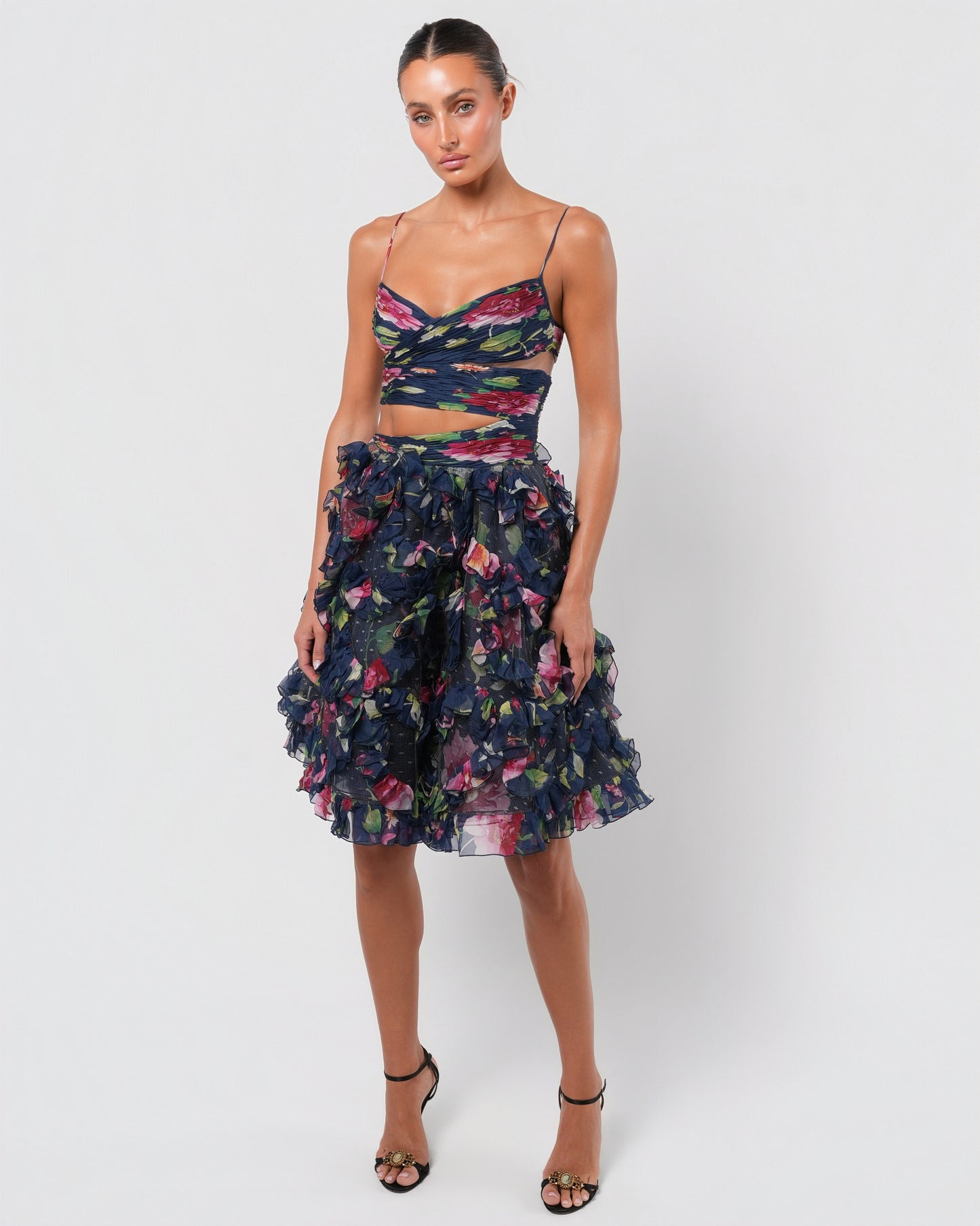 SS 2006 Ruffled Floral Dress