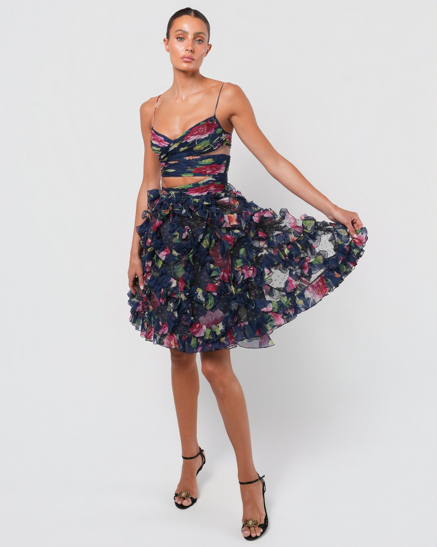 SS 2006 Ruffled Floral Dress
