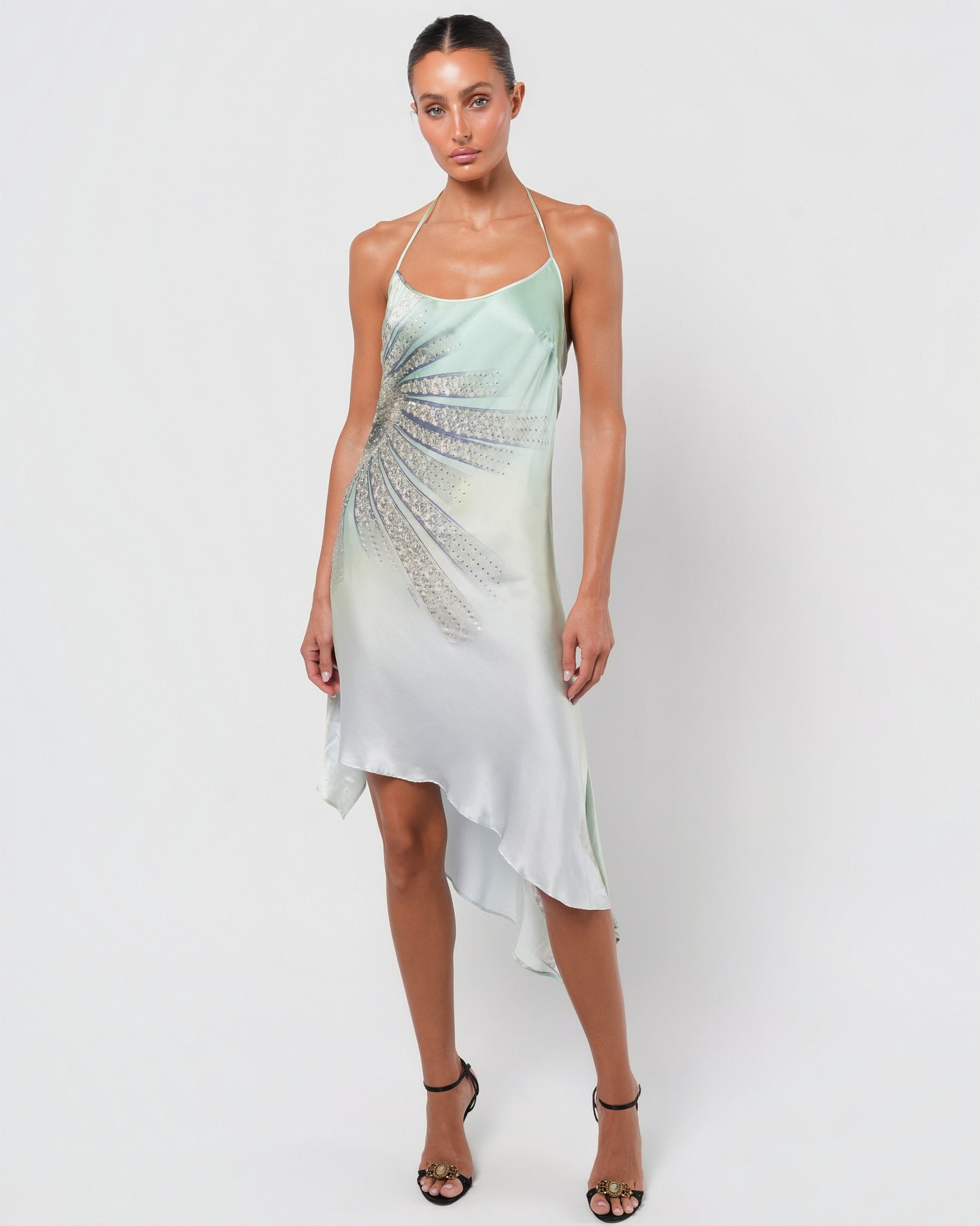 SS 2000 Swarovski Crystal Embellished Dress