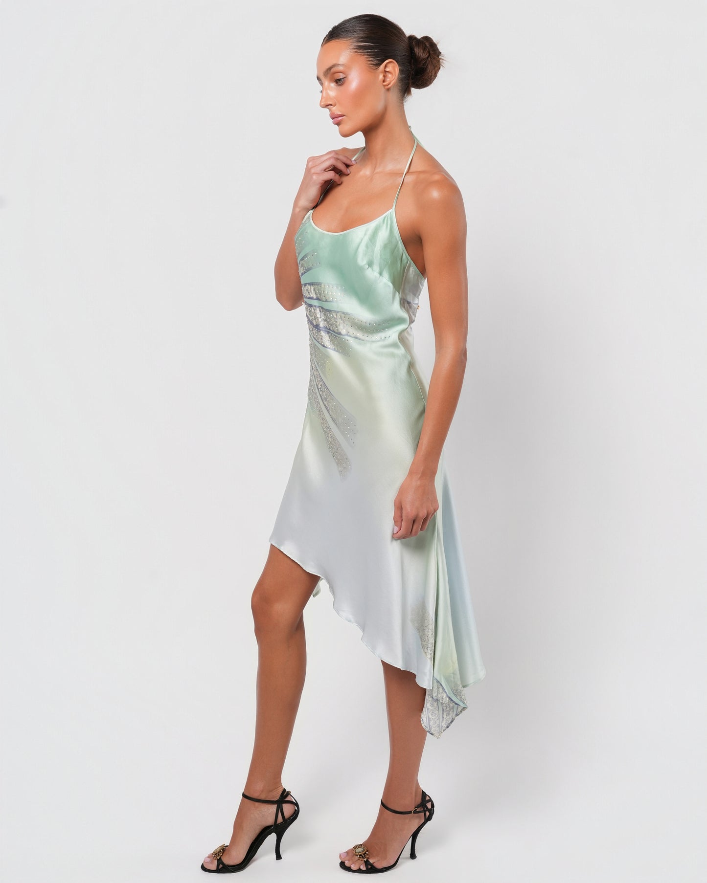 SS 2000 Swarovski Crystal Embellished Dress