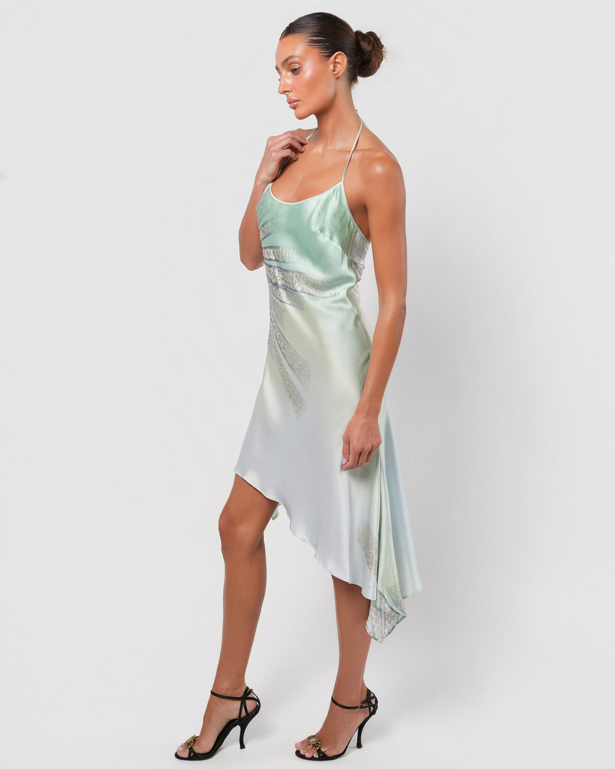 SS 2000 Swarovski Crystal Embellished Dress