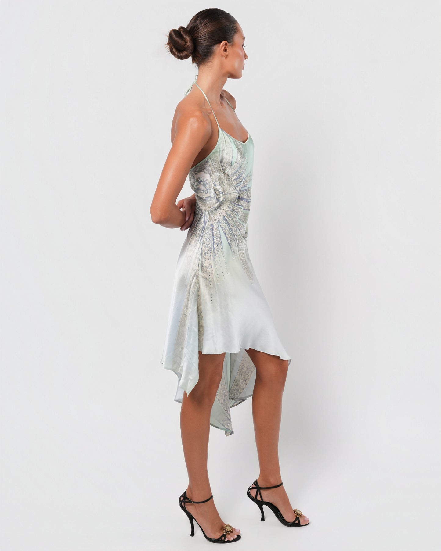 SS 2000 Swarovski Crystal Embellished Dress