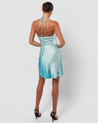 SS 1999 Silk Slip Dress with Gold Detail
