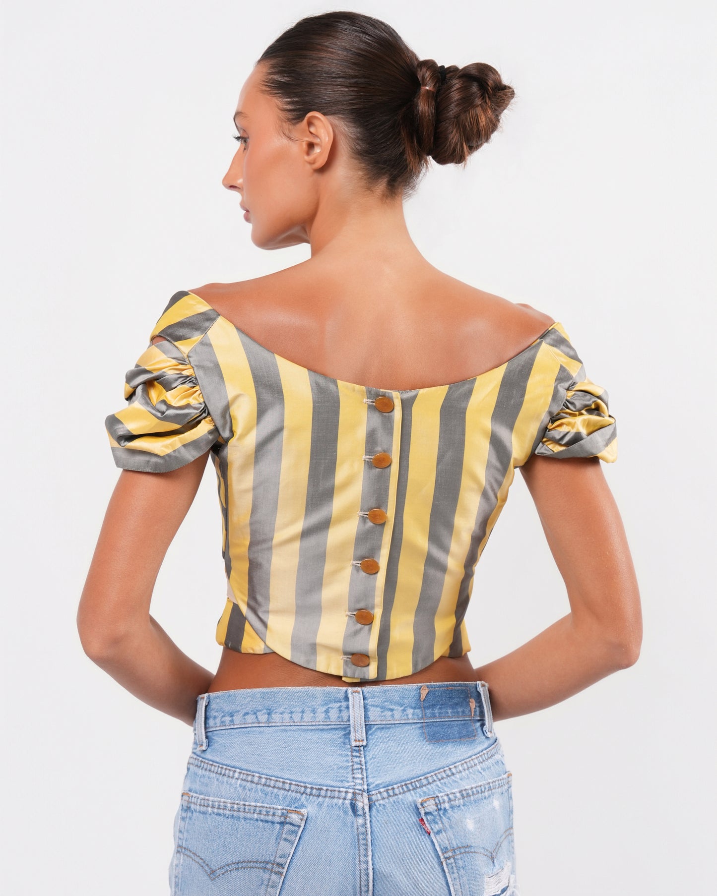SS 1998 Striped "Tied To The Mast" Corset